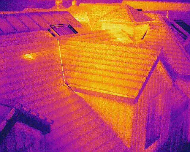 Thermal Imaging Roof Survey Image St Albans